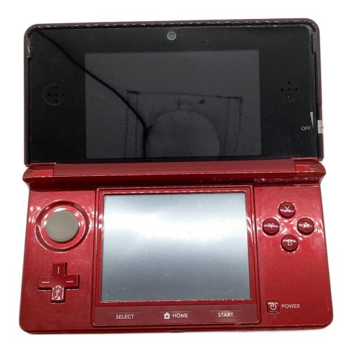 Nintendo (ニンテンドー) Nintendo 3DS CTR-001 ヨゴレ有 レッド 充電器変色有