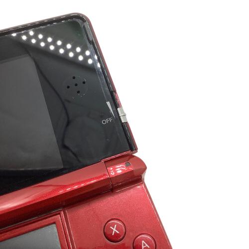 Nintendo (ニンテンドー) Nintendo 3DS CTR-001 ヨゴレ有 レッド 充電器変色有