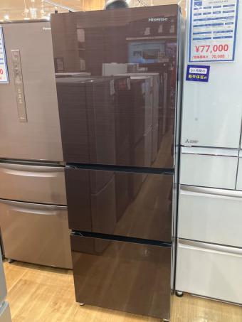 Hisense (ハイセンス) 3ドア冷蔵庫 HR-G2801BR 2022年製 187 282L
