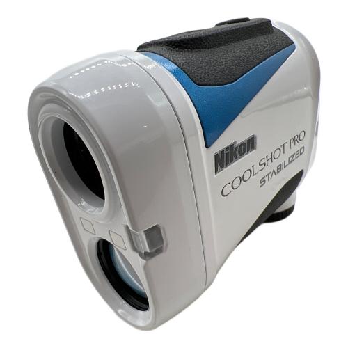 Nikon (ニコン) ゴルフ距離測定器 COOLSHOT PRO ホワイト COOLSHOT PRO STABILIZED