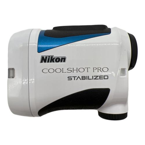 Nikon (ニコン) ゴルフ距離測定器 COOLSHOT PRO ホワイト COOLSHOT PRO STABILIZED