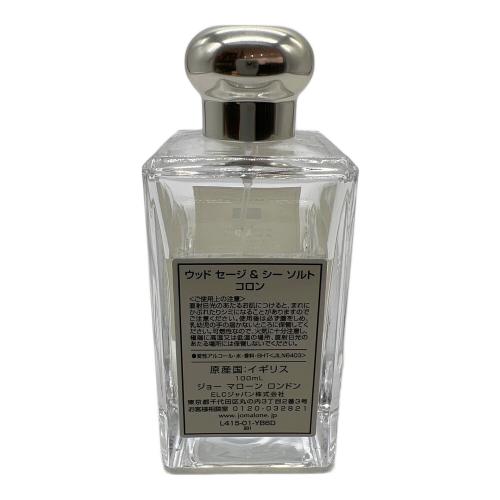 JO MALONE (ジョーマローン) オーデコロン 100ML 100ml 残量80%-99% ウッドセージ シーソルト