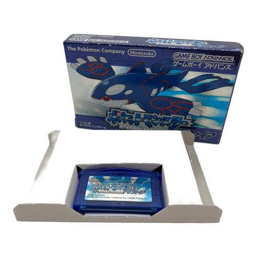 ポケットモンスター サファイア ゲームボーイアドバンス用ソフト -