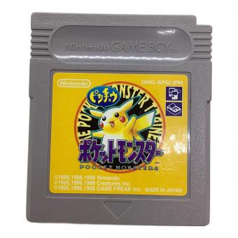 ポケットモンスター ピカチュウ ゲームソフト -