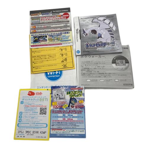ポケットモンスター ソウルシルバー DS用ソフト 動作未確認 CERO A (全年齢対象)