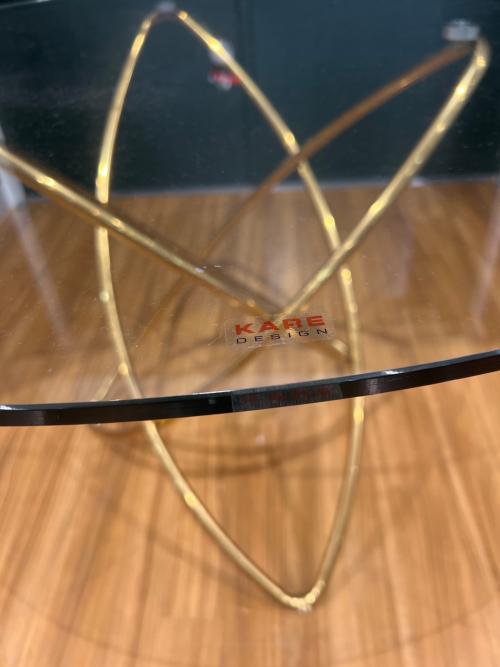 KARE (カレ) ダイニング5点セット 54 ブラック×ゴールド モレキュラー×ビバモーブ