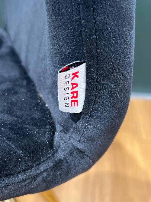 KARE (カレ) ダイニング5点セット 54 ブラック×ゴールド モレキュラー×ビバモーブ