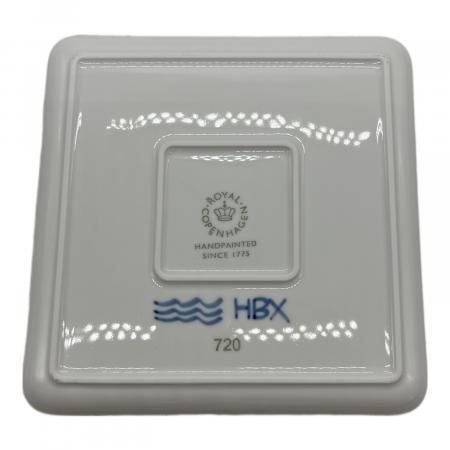 ロイヤルコペンハーゲンブルーフルーテッドメガスクエアディッシュ未使用5枚 ROYAL COPENHAGEN (ロイヤル・コペンハーゲン) スクエアディッシュ