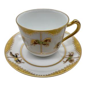 大倉陶園 (オオクラトウエン) コーヒーカップ&ソーサー うまくゆく回転木馬