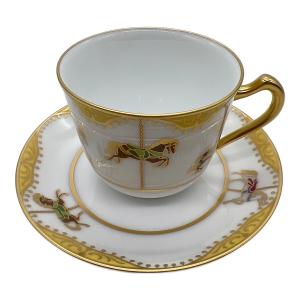 大倉陶園 (オオクラトウエン) コーヒカップ&ソーサー うまくゆく回転木馬