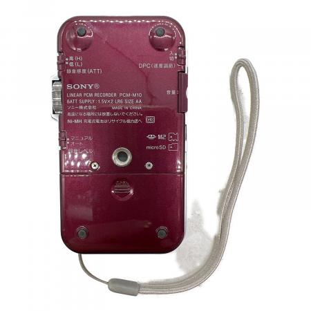 SONY PCM-M10 リニアPCMレコーダー SONY (ソニー) リニアPCMレコーダー PCM-M10 キズ有｜トレファクONLINE