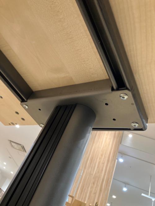 GARAGE (ガレージ) パソコンデスク 53 幅約140cm 奥行約80cm 高さ約70cm ナチュラル fantoni