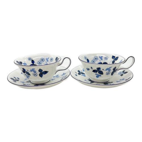 Wedgwood (ウェッジウッド) カップ&ソーサー ストロベリーインクブルー