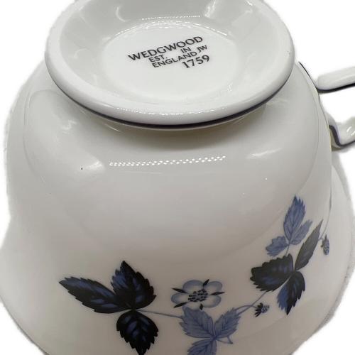 Wedgwood (ウェッジウッド) カップ&ソーサー ストロベリーインクブルー