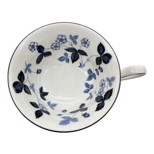 Wedgwood (ウェッジウッド) カップ&ソーサー ストロベリーインクブルー