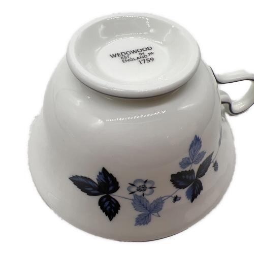 Wedgwood (ウェッジウッド) カップ&ソーサー ストロベリーインクブルー