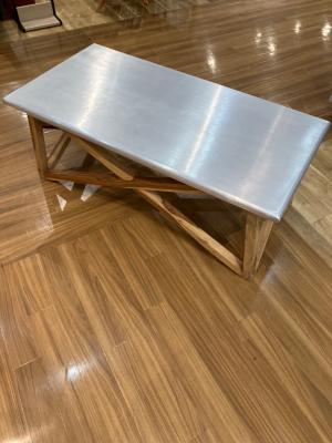 WTW (ダブルティー) コーヒーテーブル 68 幅:約119cm 高さ:約47cm 奥行:約60cm グレー PI