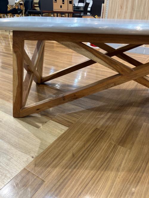 WTW (ダブルティー) コーヒーテーブル 68 幅:約119cm 高さ:約47cm 奥行:約60cm グレー PI