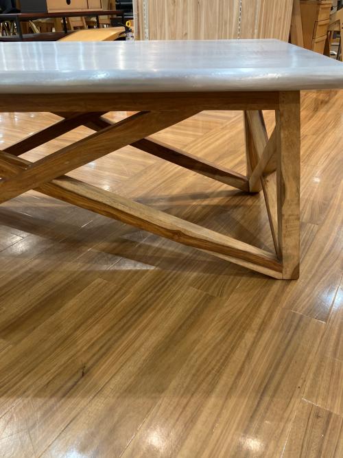 WTW (ダブルティー) コーヒーテーブル 68 幅:約119cm 高さ:約47cm 奥行:約60cm グレー PI