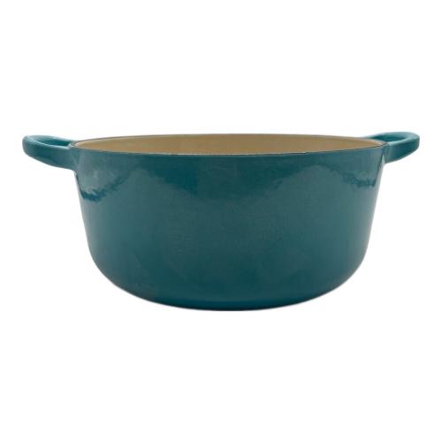 LE CREUSET (ルクルーゼ) ホーロー鍋 22cm スカイブルー ココット・ロンド