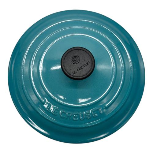 LE CREUSET (ルクルーゼ) ホーロー鍋 22cm スカイブルー ココット・ロンド