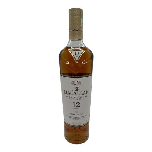 マッカラン (MACALLAN) HIGHLAND SINGLE MALT スコッチウィスキー 12年 700ml