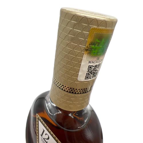 マッカラン (MACALLAN) HIGHLAND SINGLE MALT スコッチウィスキー 12年 700ml