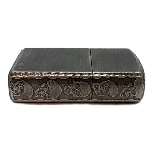 ZIPPO (ジッポ) オイルライター 2025年製 ARMOR CASE ドクロ
