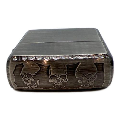 ZIPPO (ジッポ) オイルライター 2025年製 ARMOR CASE ドクロ