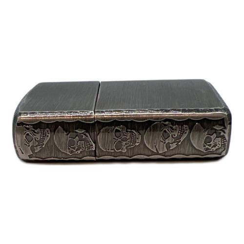 ZIPPO (ジッポ) オイルライター 2025年製 ARMOR CASE ドクロ