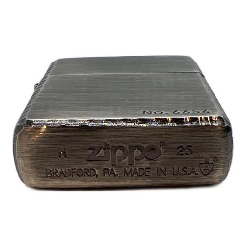 ZIPPO (ジッポ) オイルライター 2025年製 ARMOR CASE ドクロ