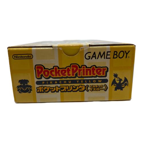 Nintendo (ニンテンドー) ポケットプリンター MGB-007 イエロー/ピカチュウ