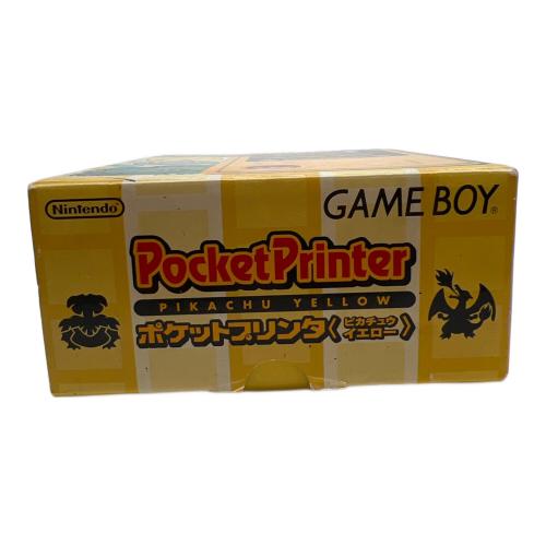 Nintendo (ニンテンドー) ポケットプリンター MGB-007 イエロー/ピカチュウ