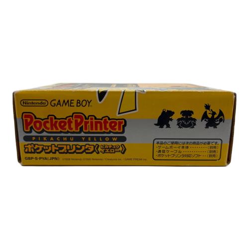 Nintendo (ニンテンドー) ポケットプリンター MGB-007 イエロー/ピカチュウ
