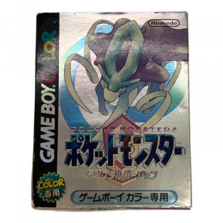 ポケットモンスタークリスタルバージョン ゲームボーイ用ソフト