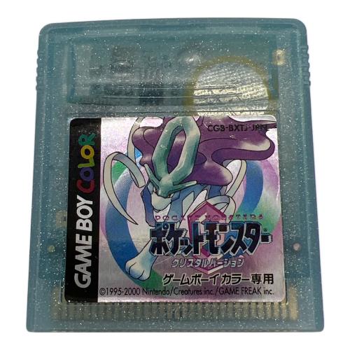 ポケットモンスタークリスタルバージョン ゲームボーイ用ソフト 箱ダメージ有 -