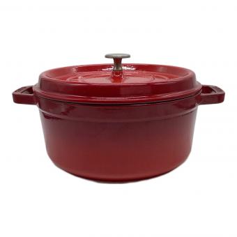 Staub (ストウブ) 両手鍋 LA COCOTTE SIZE 24cm レッド