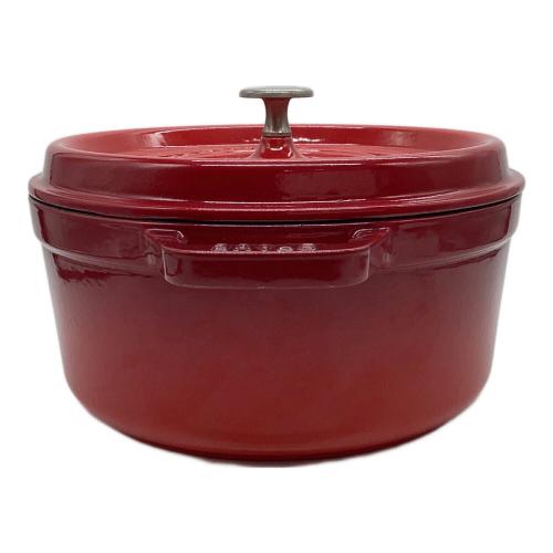 Staub (ストウブ) 両手鍋 LA COCOTTE SIZE 24cm レッド｜トレファクONLINE