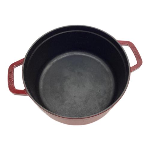 Staub (ストウブ) 両手鍋 LA COCOTTE SIZE 24cm レッド｜トレファクONLINE