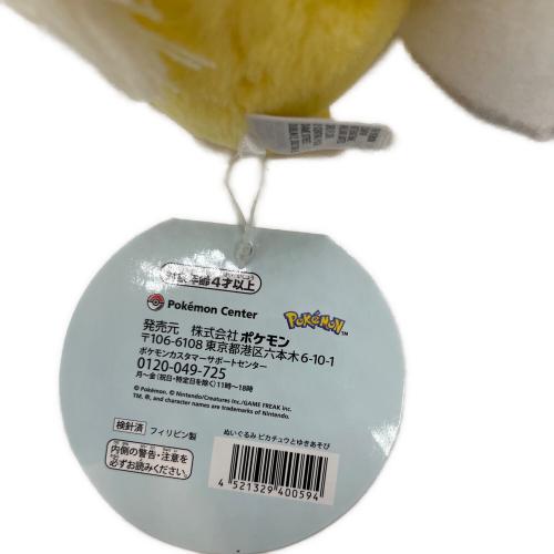 Pokemon Center (ポケモンセンター) ぬいぐるみ ピカチュウとゆきあそび ヌイグルミ