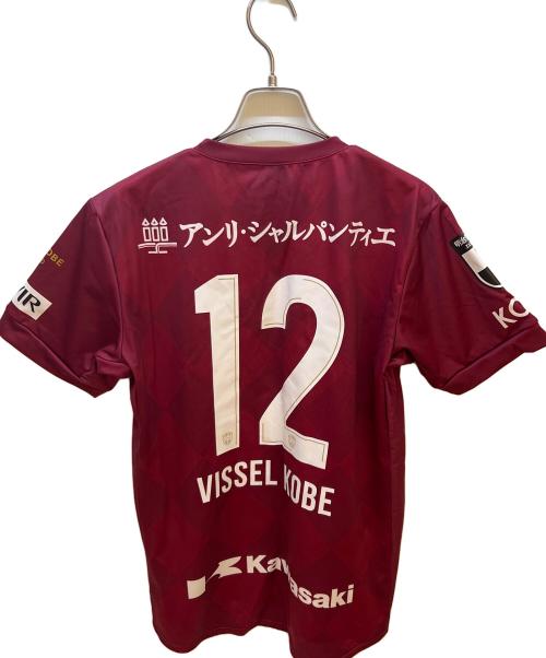 asics (アシックス) ヴィッセル神戸 (ヴィッセルコウベ) サッカーユニフォーム レッド サイズ:L 未使用品