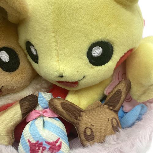 ポケモン シーズンピカチュウ＆イーブイ 冬 ヌイグルミ