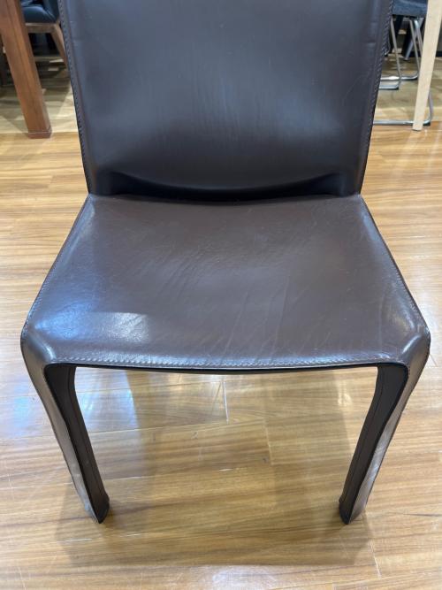 CASSINA (カッシーナ) アームレスチェアー U-3 ブラウン CAB