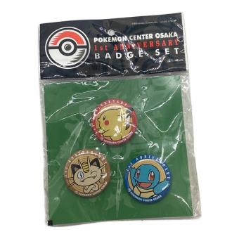 Pokemon Center (ポケモンセンター) BADGE SET 1周年記念 キャラクターグッズ @
