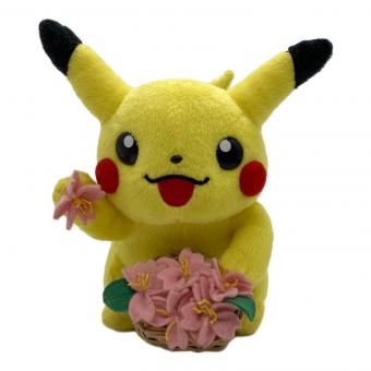 Pokemon Center (ポケモンセンター) マンスリーピカチュウ ヌイグルミ 2005 4月 桜 花かご @