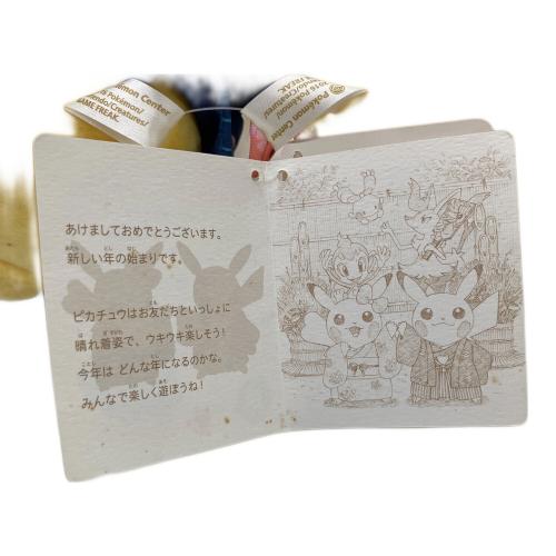 Pokemon Center (ポケモンセンター) マンスリーピカチュウ ヌイグルミ 2016お正月ペアセット ヨゴレ有 @