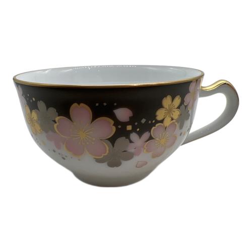 大倉陶園 (オオクラトウエン) ティー碗皿 友禅桜