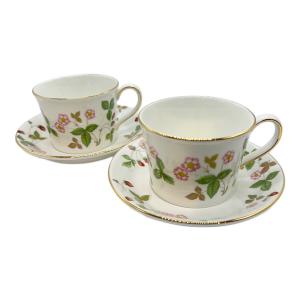 Wedgwood (ウェッジウッド) カップ&ソーサー デルフィ. ワイルドストロベリー
