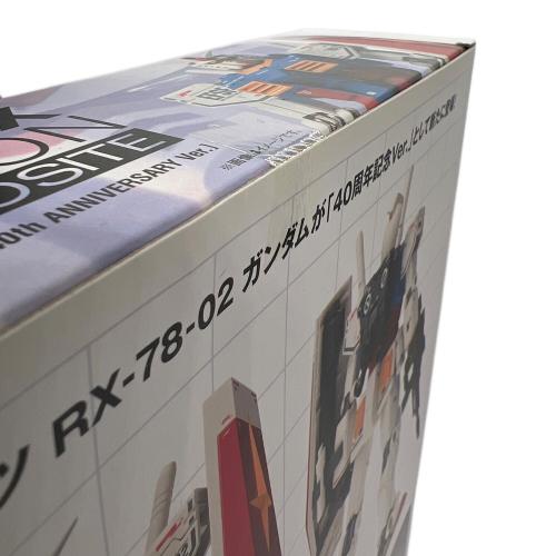 BANDAI (バンダイ) RX-78-02 GUNDAM フィギュア 40周年記念Ver. 箱キズ有 GUNDAM FIX FIGURATION
