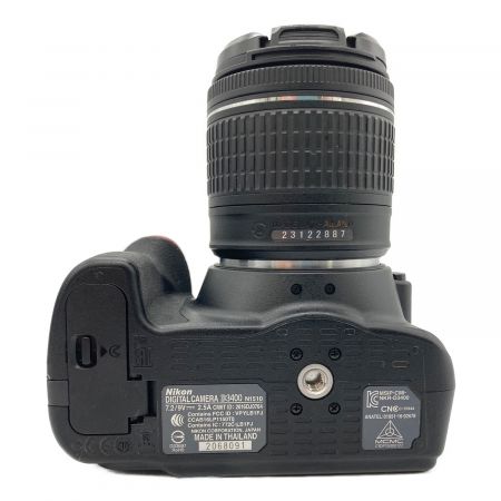 Nikon (ニコン) デジタル一眼レフカメラ ダブルレンズキット 18-55mm、70-300mm、充電器 D3400 2416万画素 APS-C 100～25600 最高約5コマ/秒 1/4000～30秒 2068091